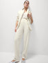 Marks & Spencer "Woven Straight Leg Trousers with Stretch"
